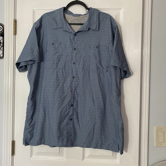Eddie Bauer Other - Eddie Bauer‎ Men's Short Sleeve Button-Up Lightweight Performance Style Shirt 2x